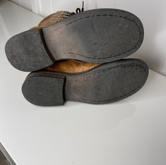 BED STU x Free People WILDER FIELD combat lace up vtg insp grunge RARE HTF - Picture 5 of 8